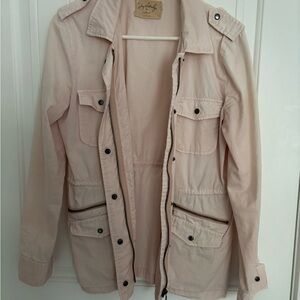 Velvet by Graham & Spencer Light Pink Utility Jacket